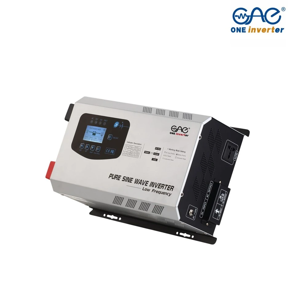 1kw 12VDC 24VDC Low Frequency Pure Sine Wave Solar Inverter